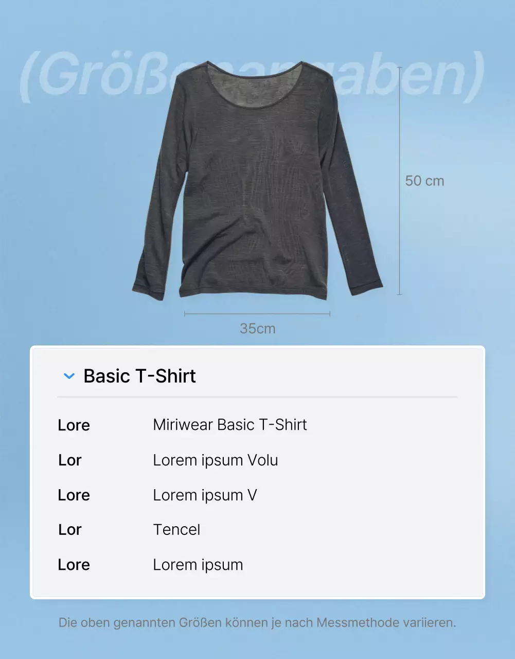 Unterstützen Sie den blau-weißen Modetrend mit einer detaillierten Seite über die wichtigsten Trends