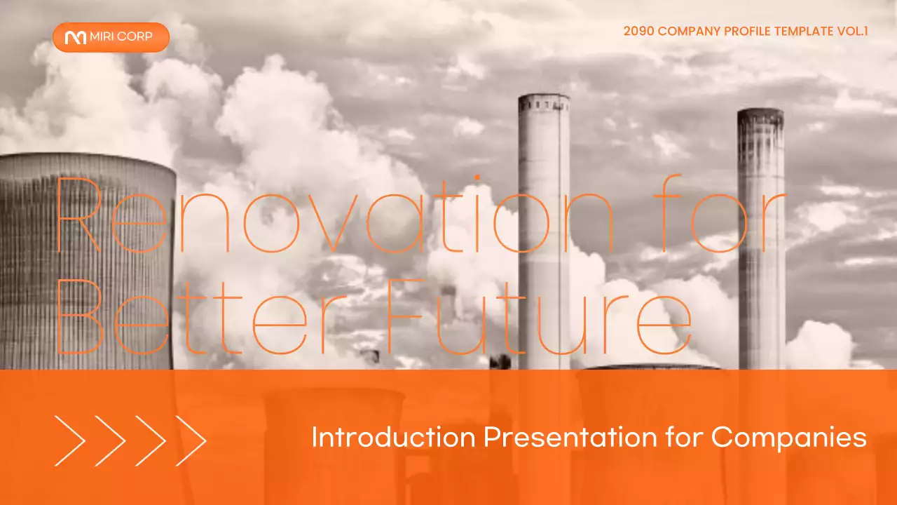 Orange Modern Company Presentation