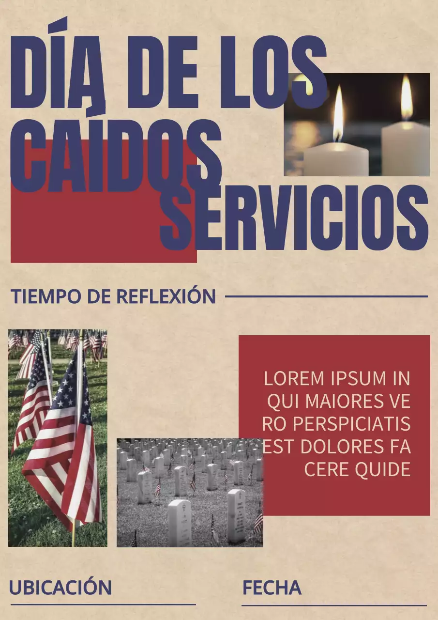 Tarjeta de aniversario moderna marrón y roja