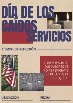 Tarjeta de aniversario moderna marrón y roja