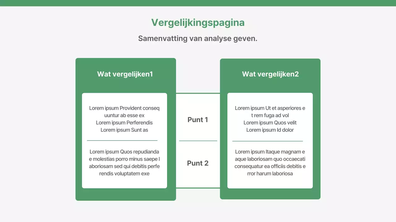 Een eenvoudig bedrijfsplan en evaluatierapport in groen