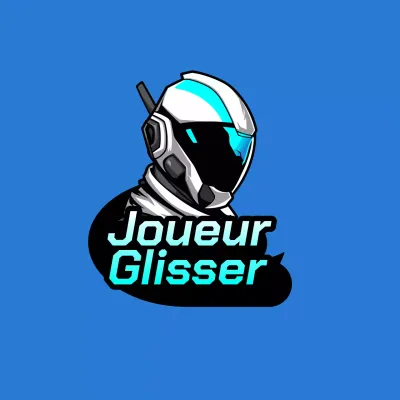 Flyer logo SF Gamer bleu et noir