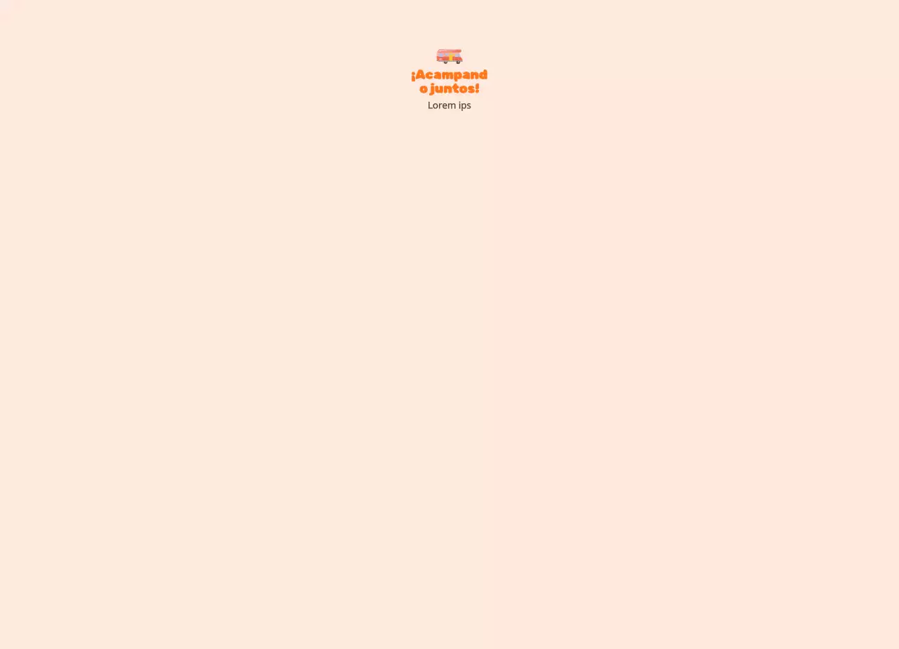 Tienda de alquiler de autocaravanas con coloridas ilustraciones de campings