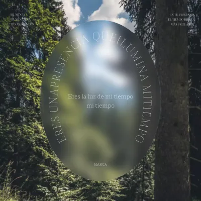 Postes sentimentales de moda en verde y blanco