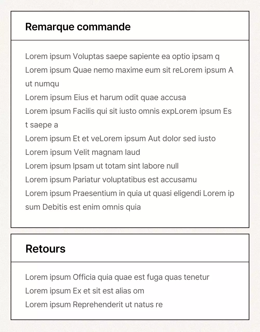 Promotion simple, optimisée pour les mobiles et détaillée sur les soins de la peau en jaune et orange