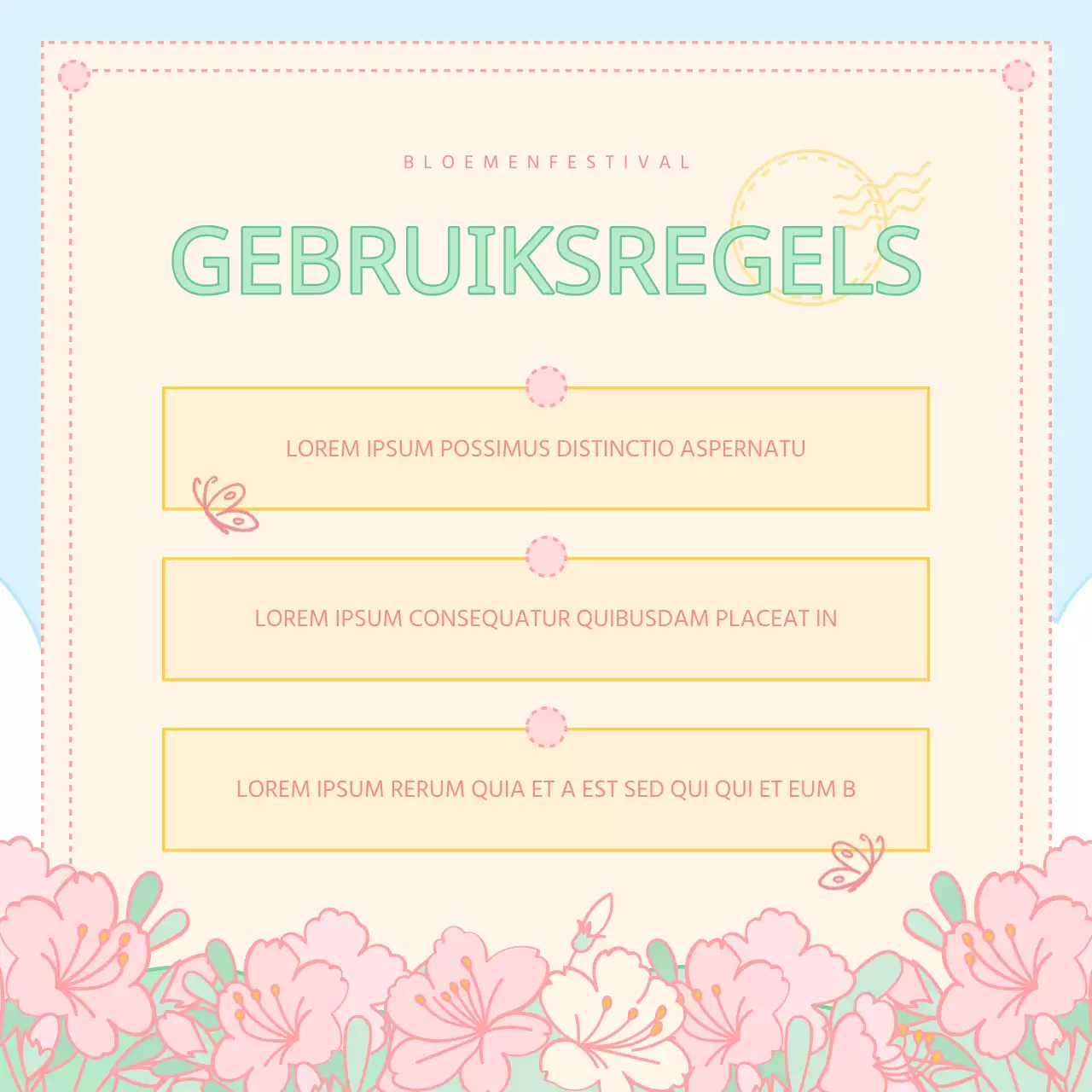 Over het Roze en Gele Rododendronfestival