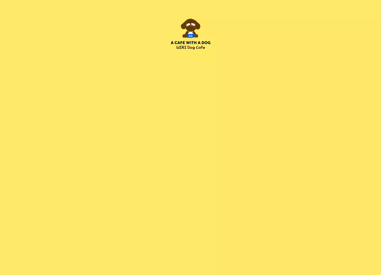 Kafe yang lucu dan ramah anjing dengan karya seni anak anjing