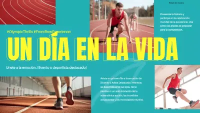 Green and Yellow Simple Vlog de Sport Event Video