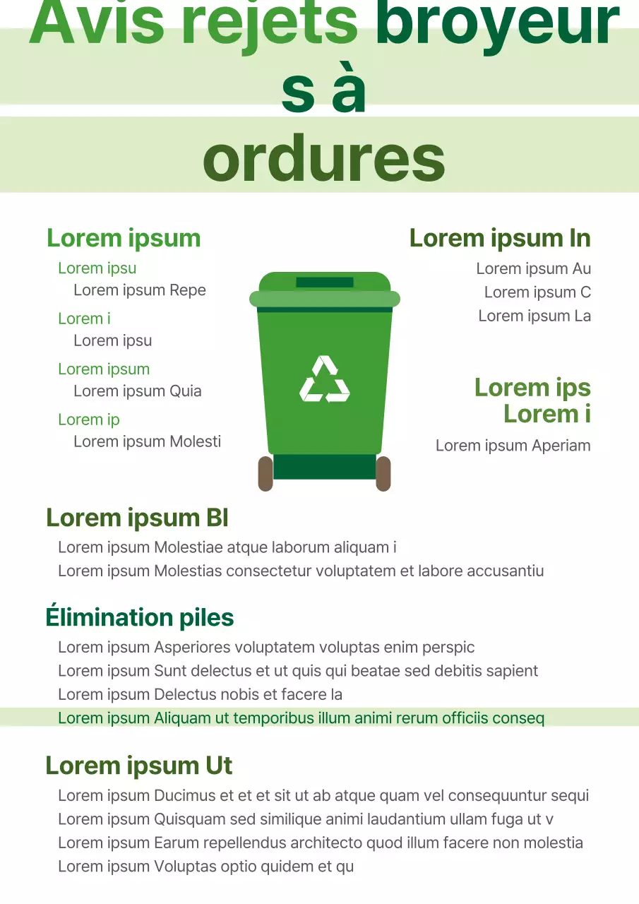 Le guide simple de Green pour recycler vos déchets