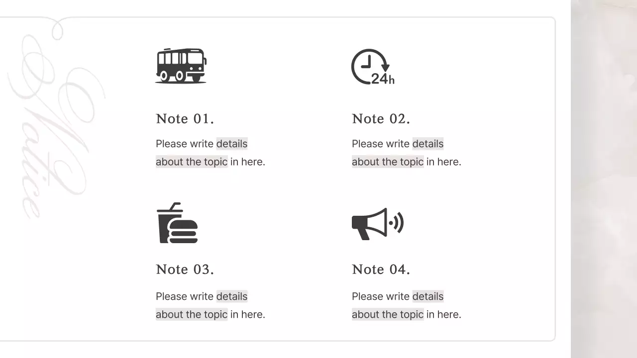 White Elegant Music Guide Presentation