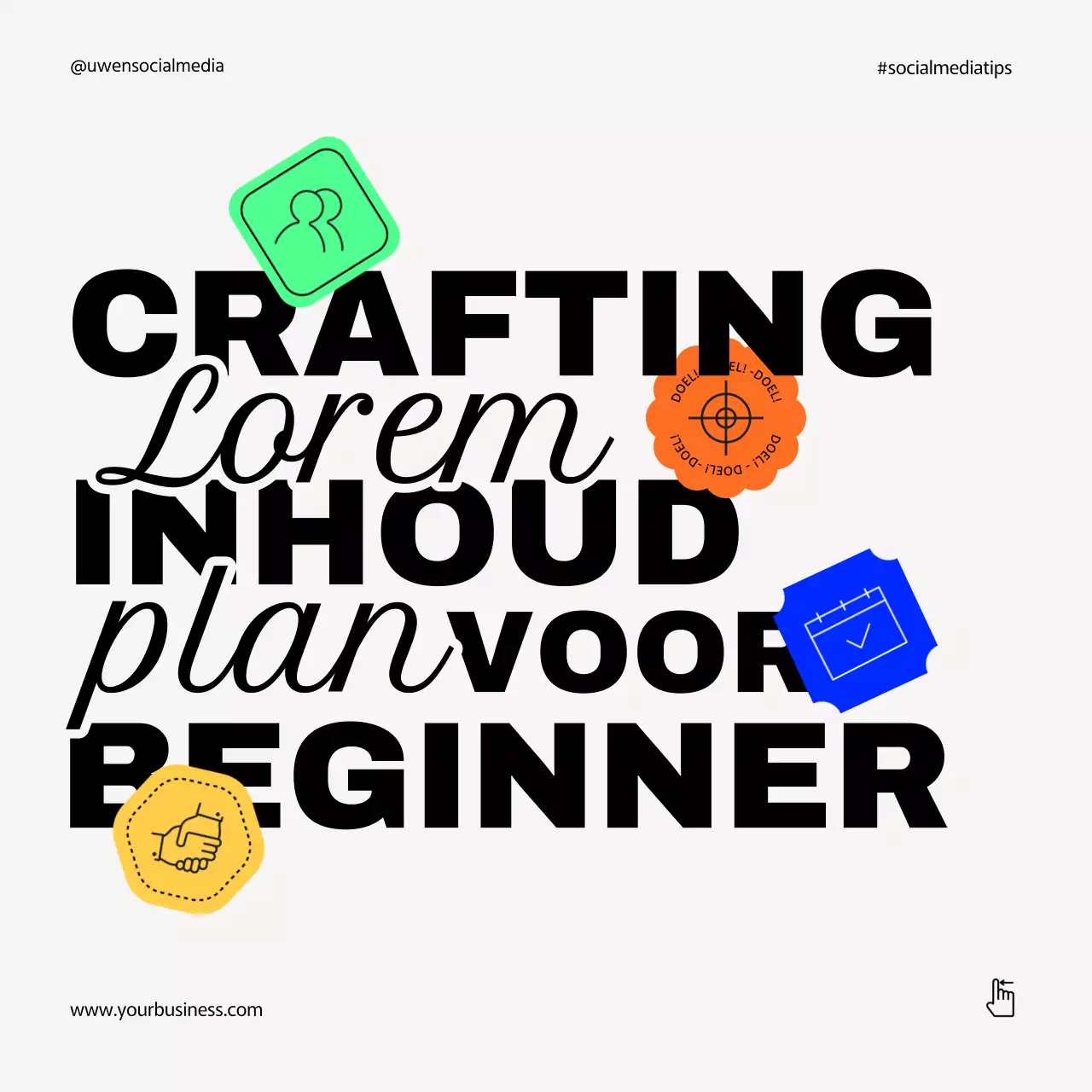 Grijs Kleurrijk Minimaal Inhoud Planning Strategie Tips Instagram Carrousel