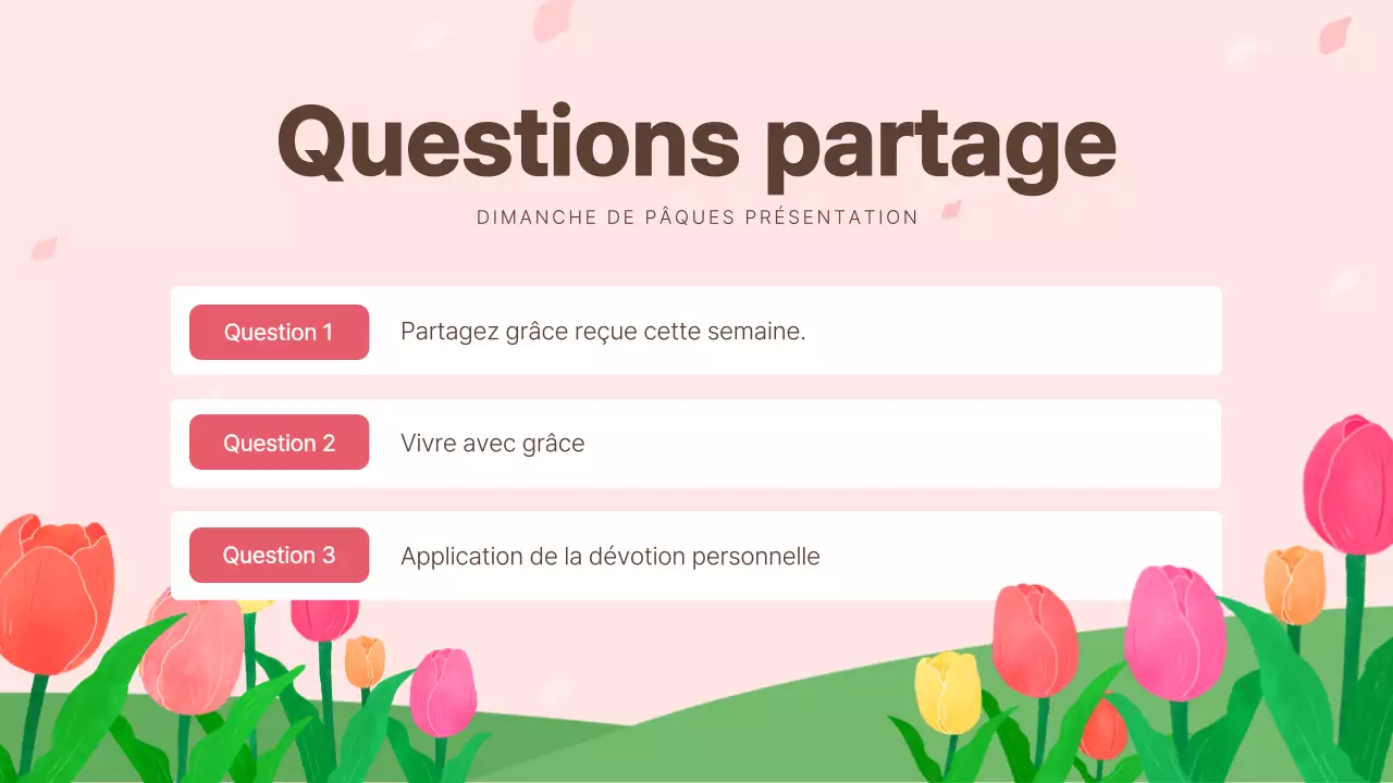 Plans de leçons pour la zone de culte de Pâques rose et blanche