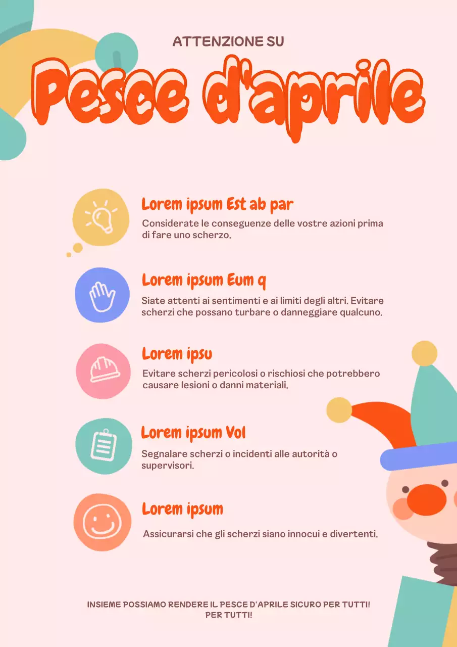 Attenzione al pesce d'aprile