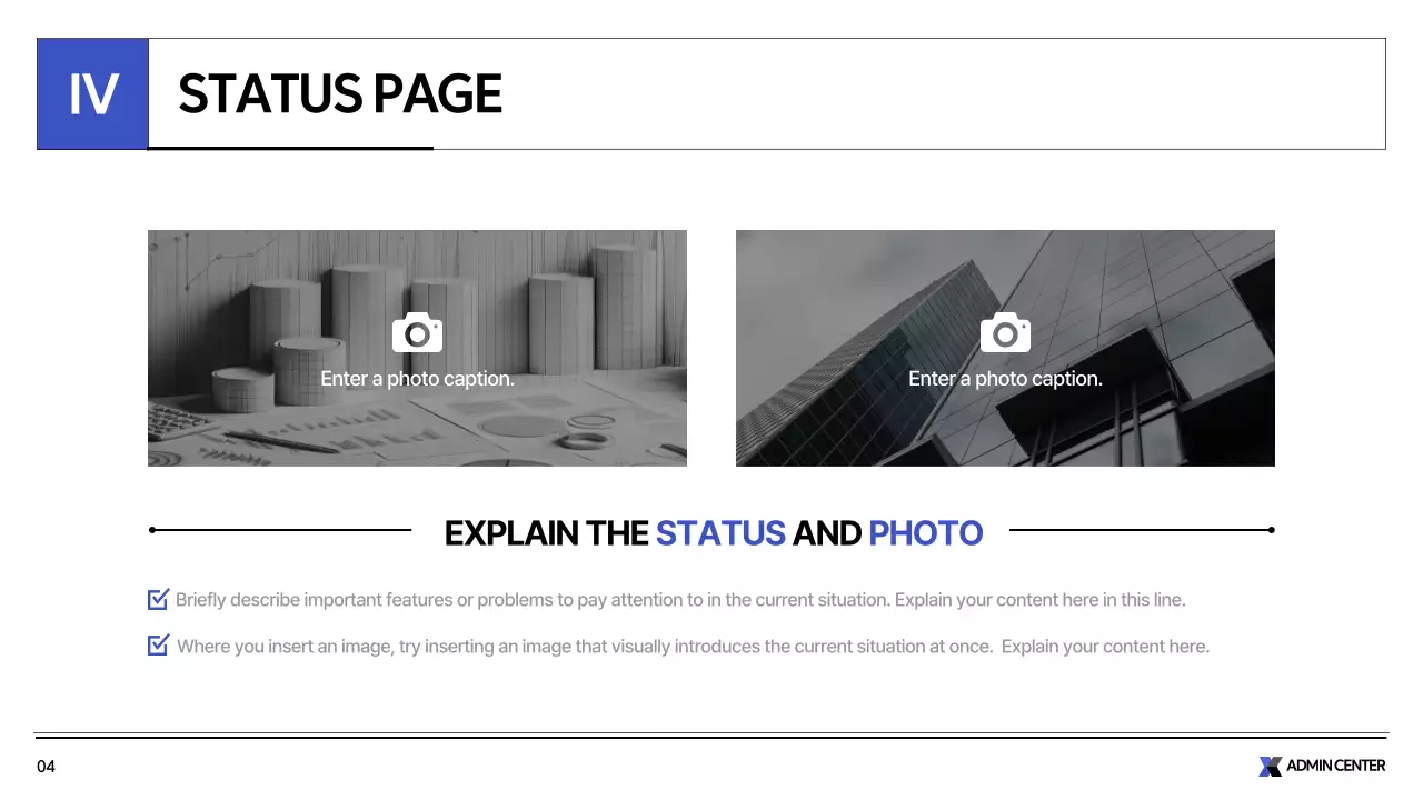 Black Modern Business Report Presentation