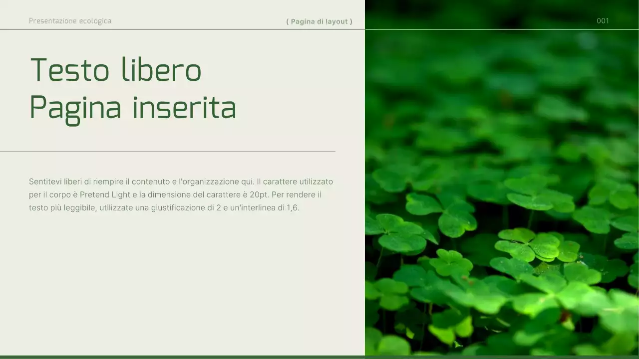 Una moderna relazione verde in verde e avorio