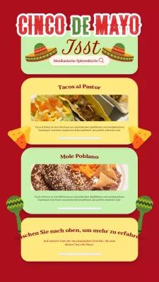 Red Trend Cinco de Mayo-Werbung