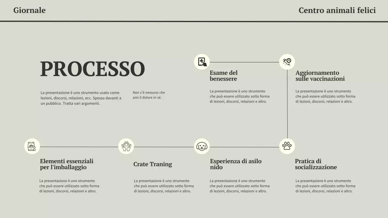 Grigio e nero Presentazione aziendale moderna e minimalista di un giornale