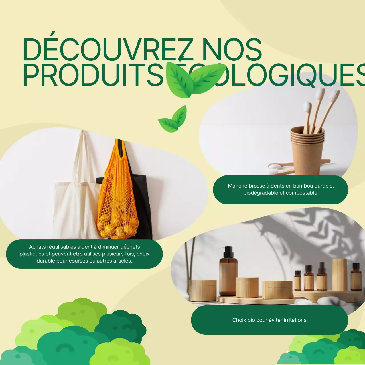 Un guide pour célébrer la Journée de la Terre moderne en vert et jaune