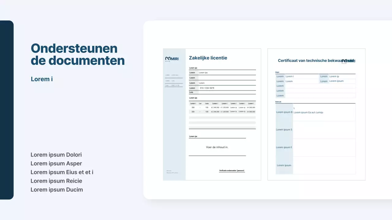 Een eenvoudig, marineblauw verslag van de tijdwaarneming van een bouwbedrijf