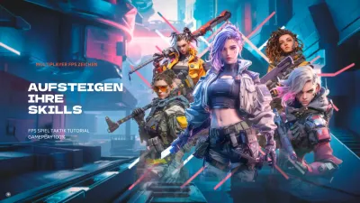 Blaues und graues SF Tutorial Video Cover