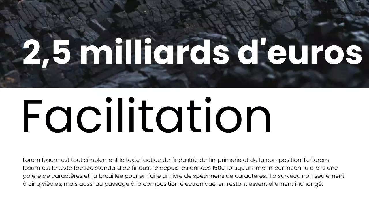 Proposition de mise en page d'entreprise moderne en noir et blanc