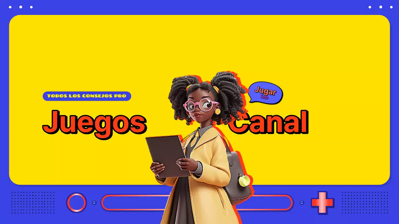Promociona tu canal de juegos con un toque de azul y amarillo