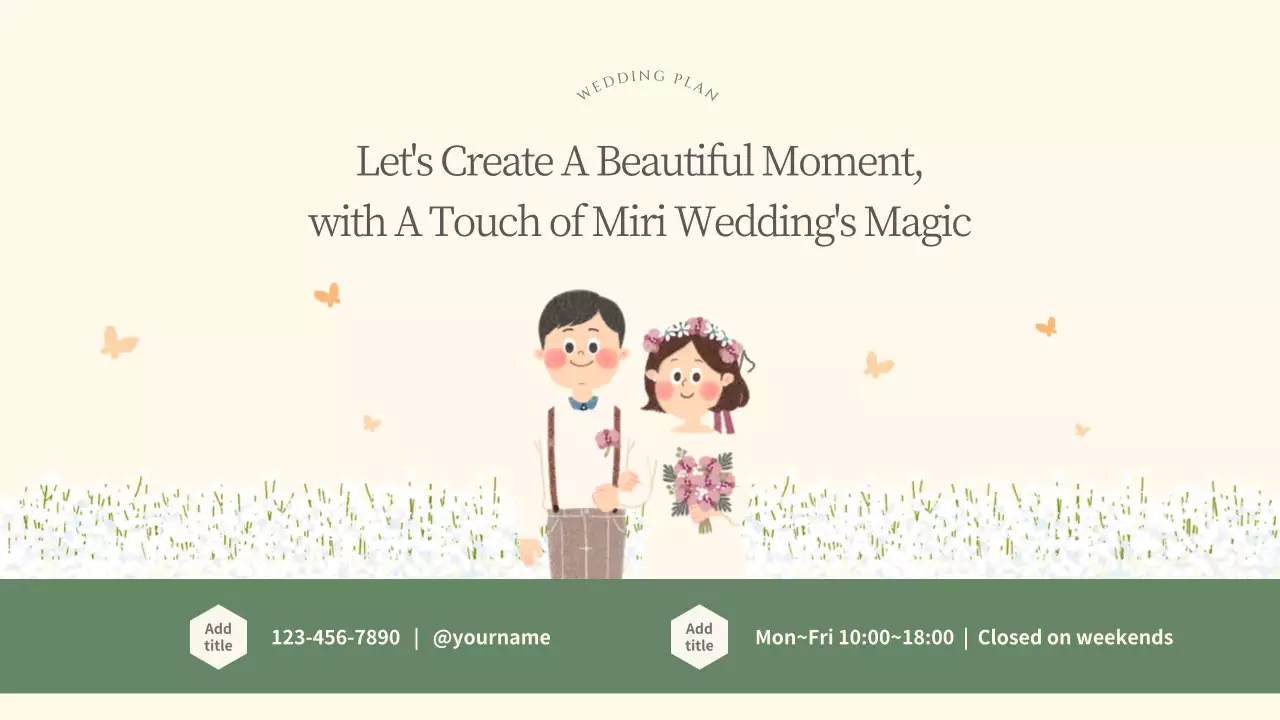 Beige Minimal Wedding Plan Presentation