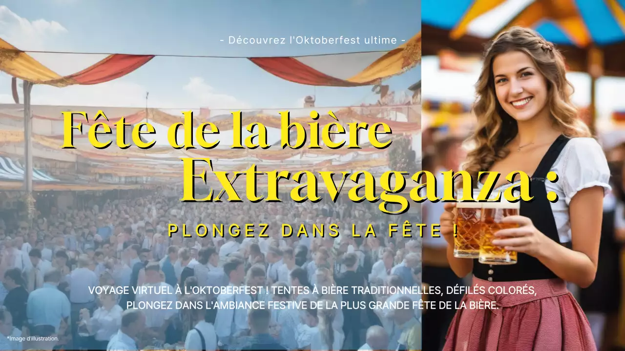 Bleu et rouge : la fête de l'Oktoberfest en toute simplicité Introduction