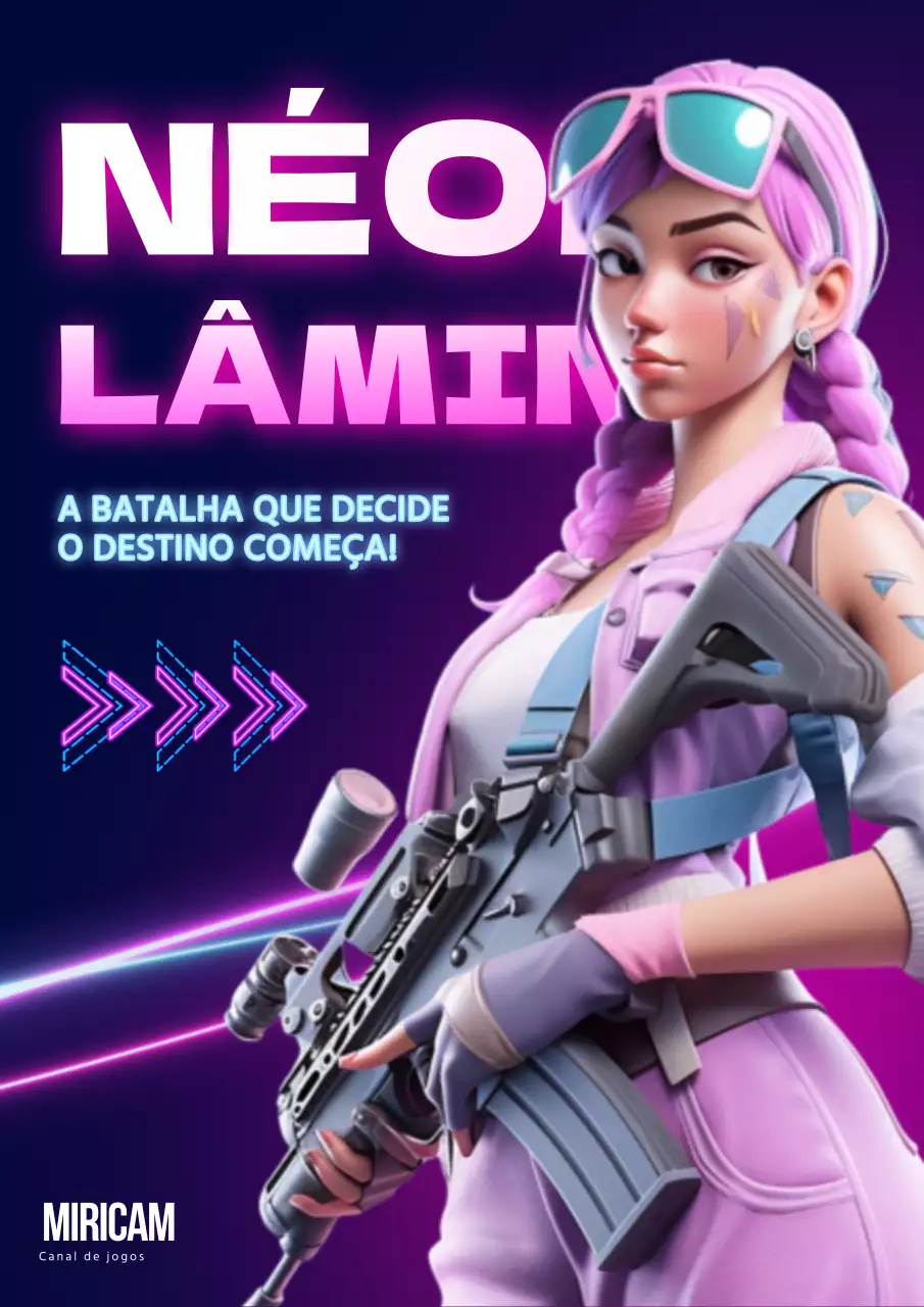 Promoção do jogo cyberpunk de Black e Bora