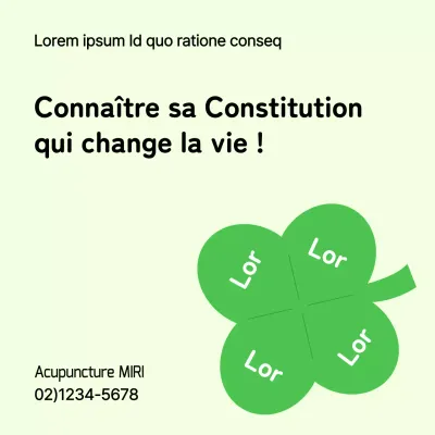 Une simple annonce pour une clinique orientale en chartreuse