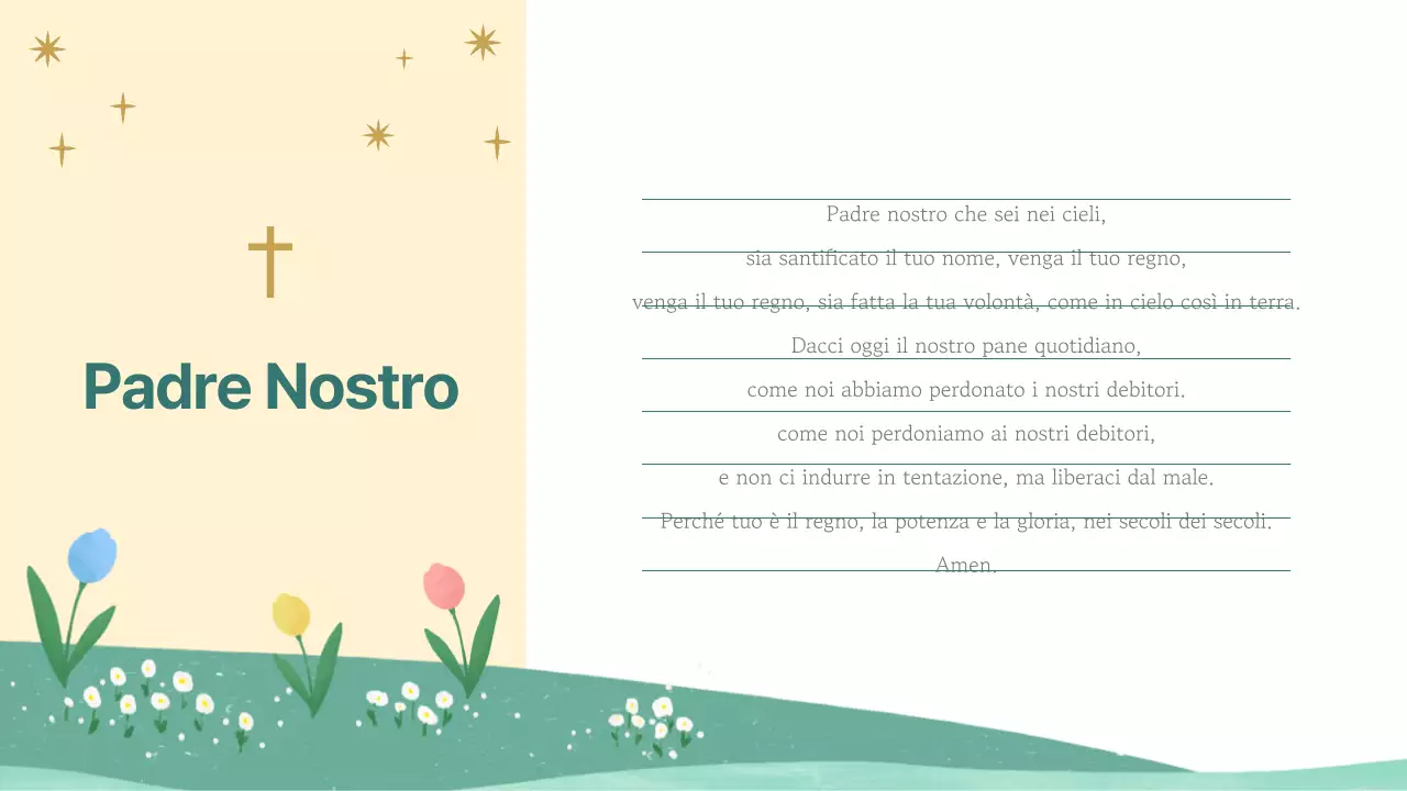 Una simpatica guida gialla e verde alle funzioni religiose