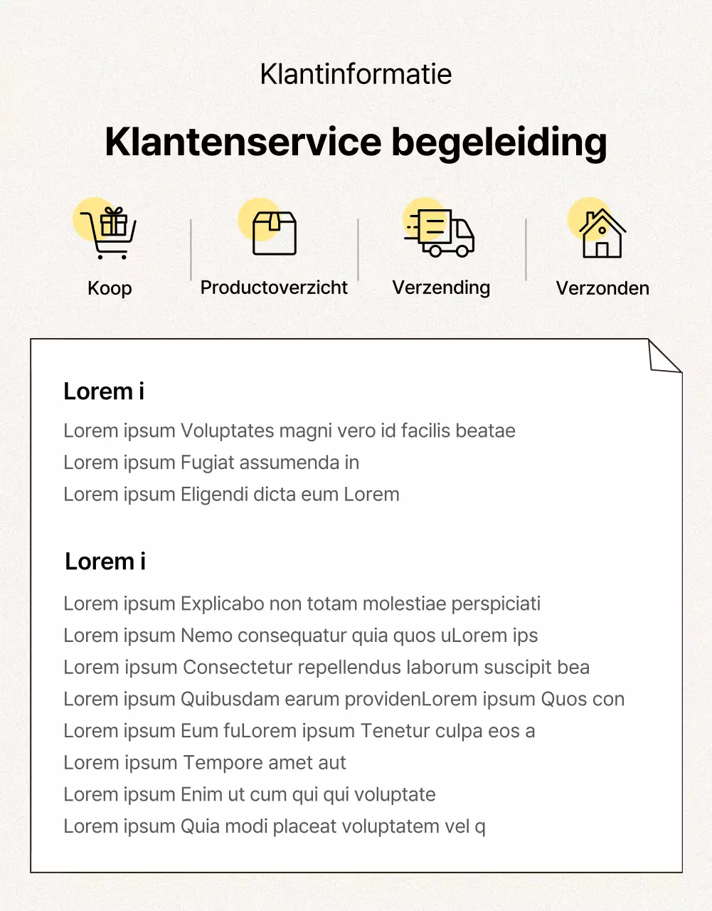 Promoot eenvoudige gele en oranje instructies en waarschuwingen voor mobiele optimalisatie