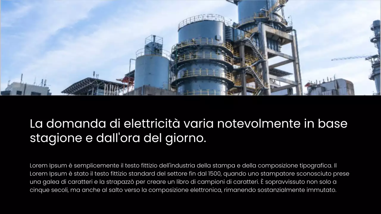 Proposta di layout aziendale moderno in bianco e nero