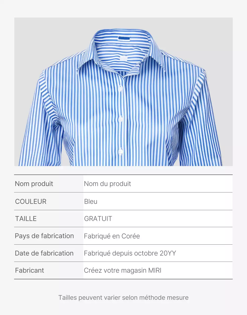 Un centre commercial de mode décoré avec un style simple d'emoji blancs et gris, avec les instructions et précautions nécessaires.