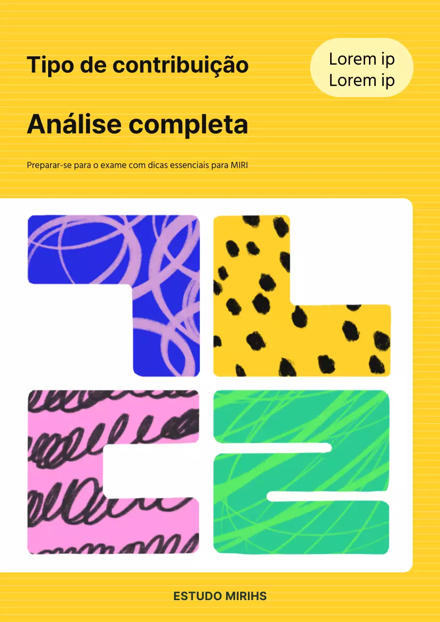 Um caderno de exercícios de língua escolar amarelo e pop-art