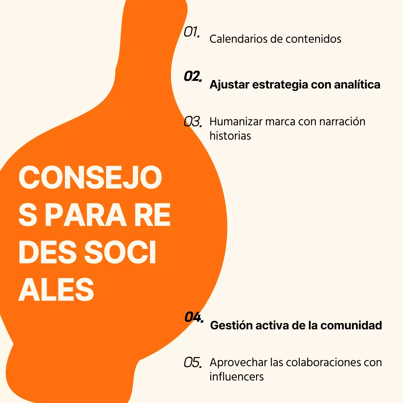 Naranja Minimal Tendencia Fuerte Social Media Coach Instagram Colección Post