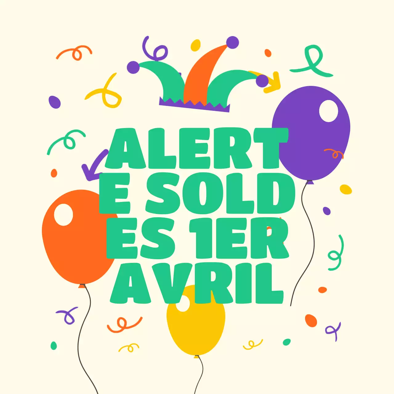 Alerte aux soldes le jour du poisson d'avril
