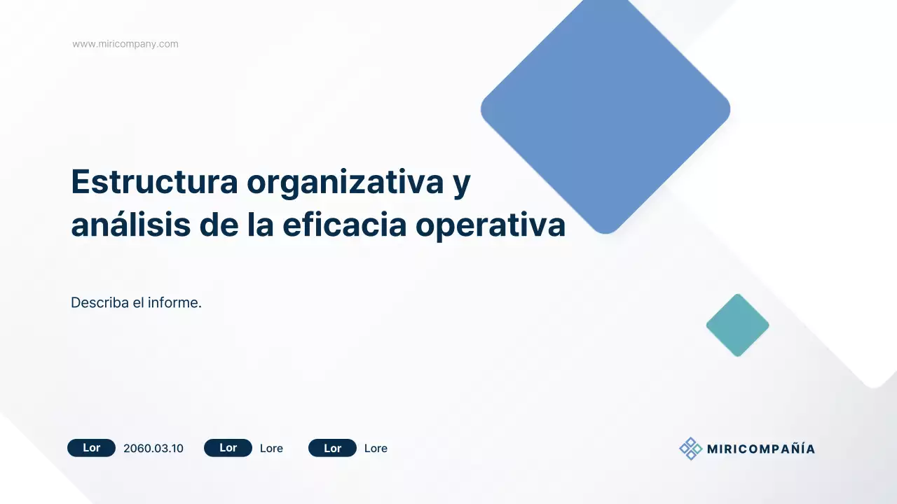 Un sencillo informe del sector público en azul claro y menta