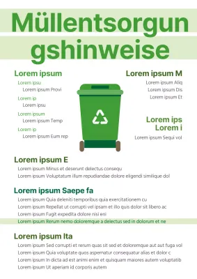 Green's Simple Guide zum Recycling Ihres Mülls