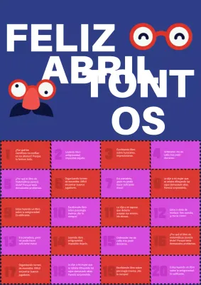 Actividad de los Santos Inocentes Azul y Rojo