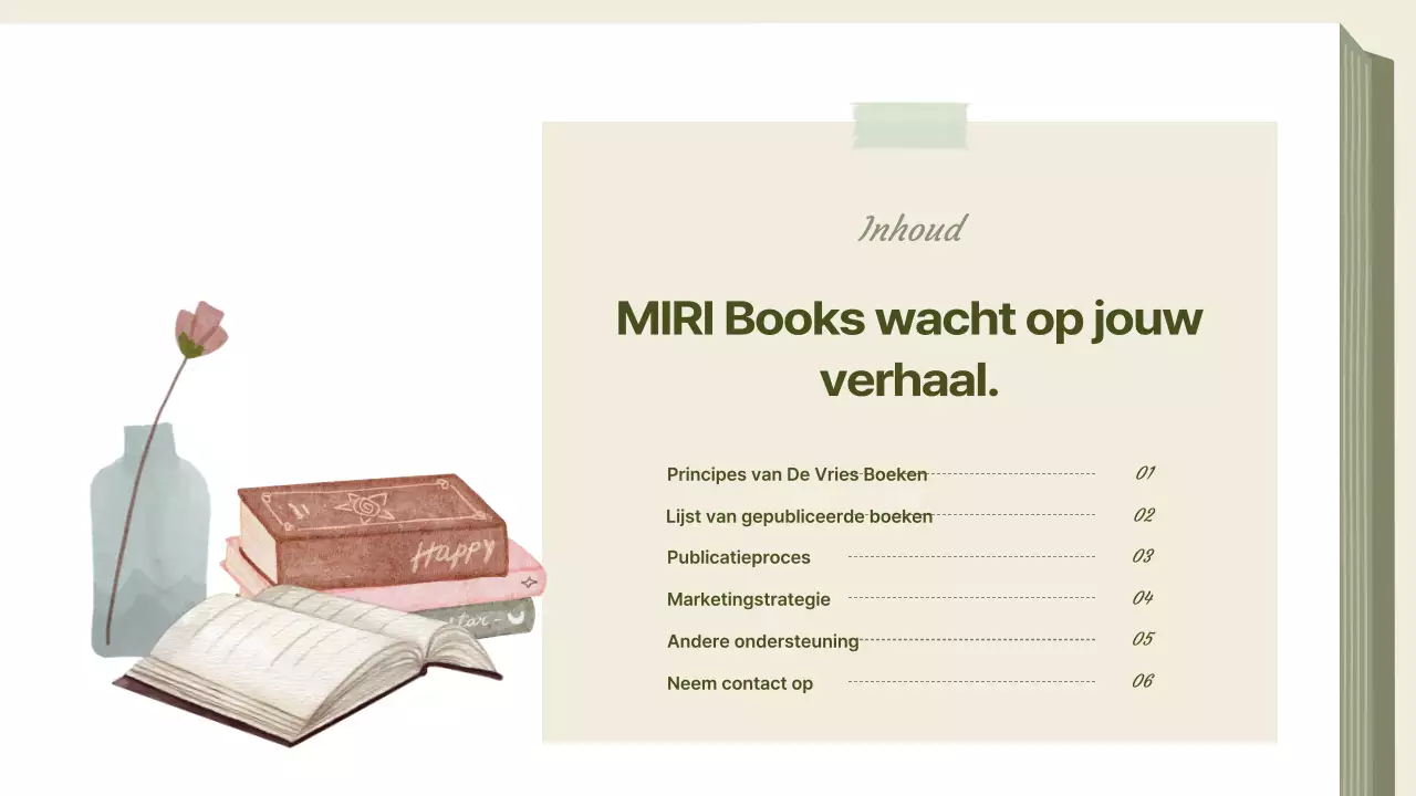 Een voorstel voor een vintage publicatie in kaki en beige