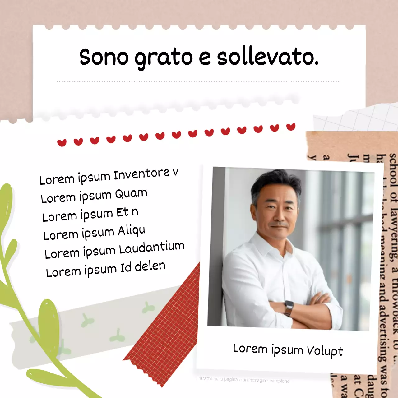 Guide e rapporti di sponsorizzazione vintage in rosso e beige