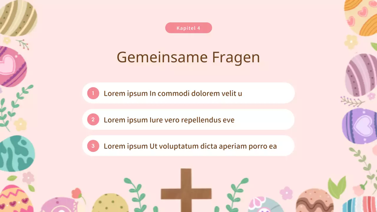 Rosa und frühlingshafte Andachtsmittel mit frühlingshaftem Einschlag