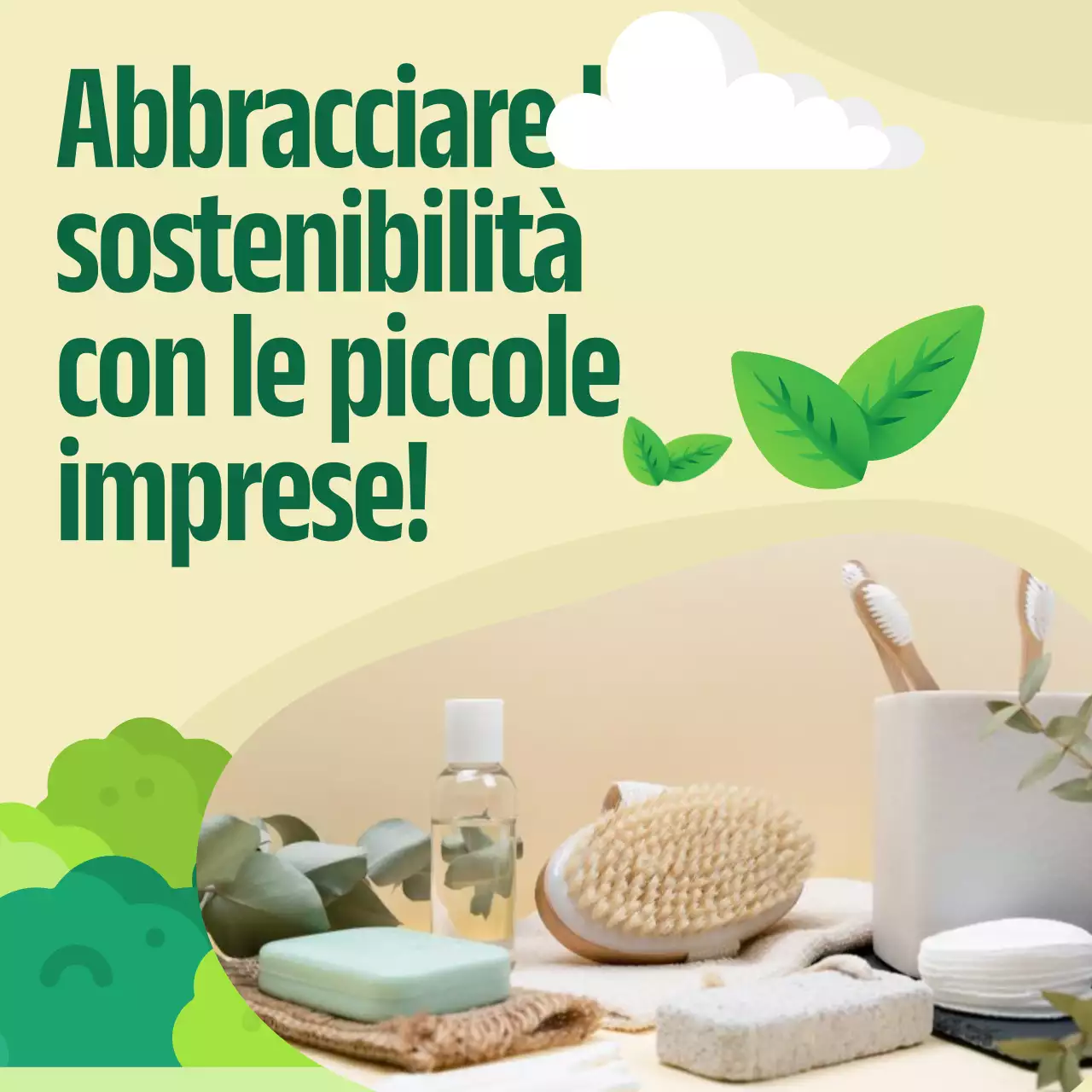 Una guida per celebrare la moderna Giornata della Terra in verde e giallo