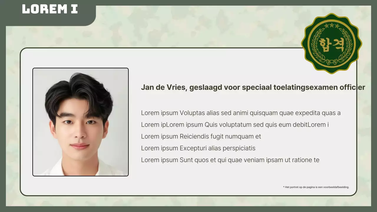 Een eenvoudige, groene en limoengroene briefinggids voor aanwervers