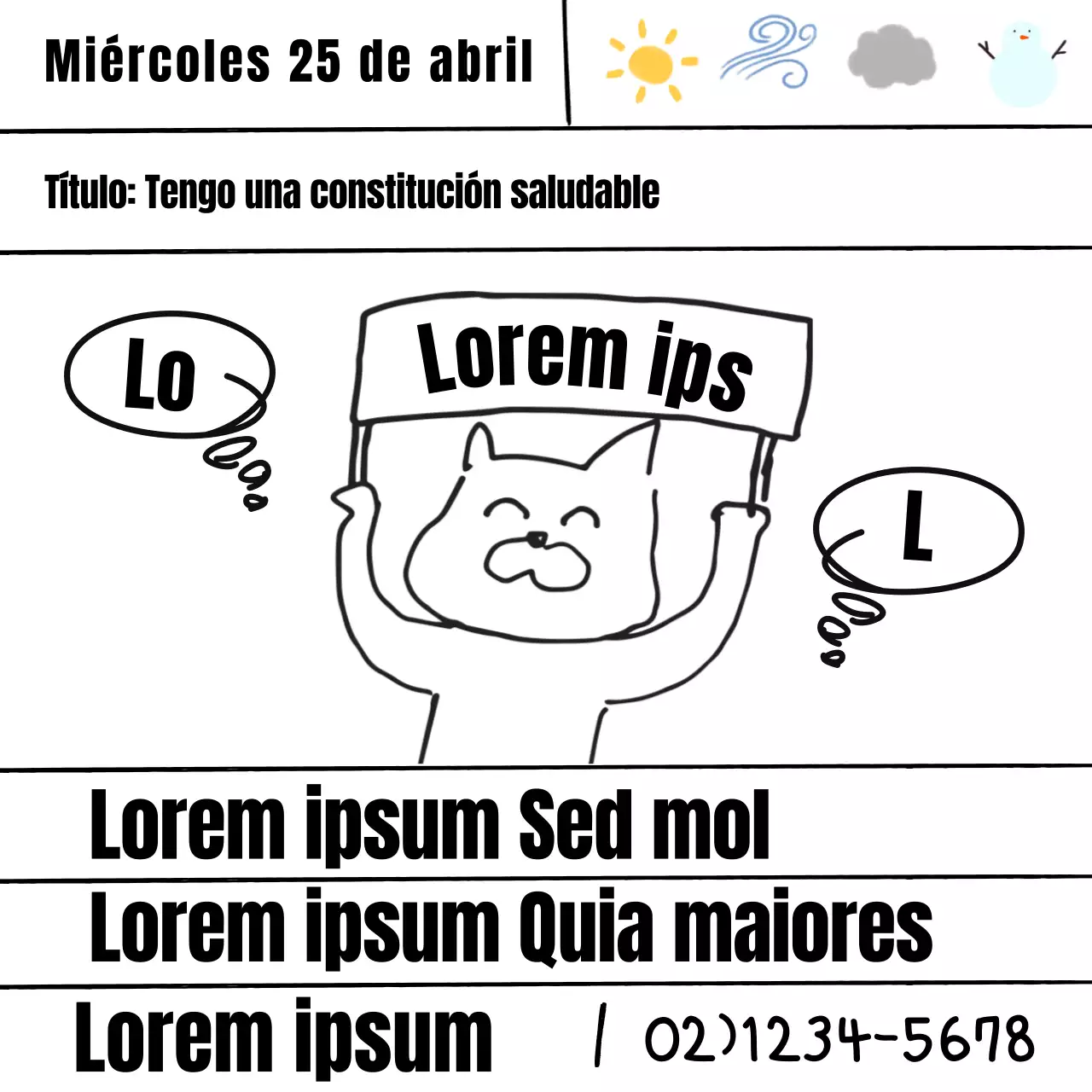 Un anuncio blanco y de aspecto enfermizo de una clínica de medicina china.