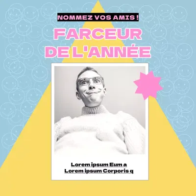 Bleu Rose Jaune Fun April Fools Day Nomination Photo