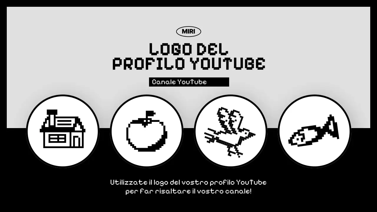 Miniatura di YouTube di giochi moderni in bianco e nero