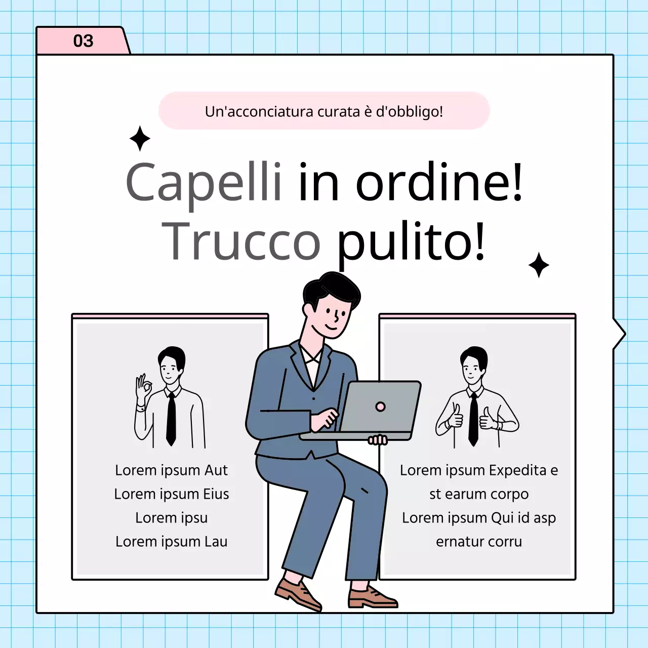 Sulle semplici strategie per i colloqui di lavoro in azzurro e rosa