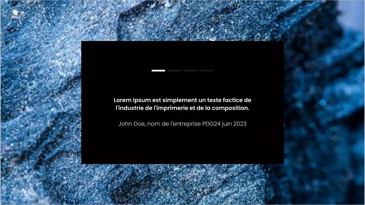 Proposition de mise en page d'entreprise moderne en noir et blanc